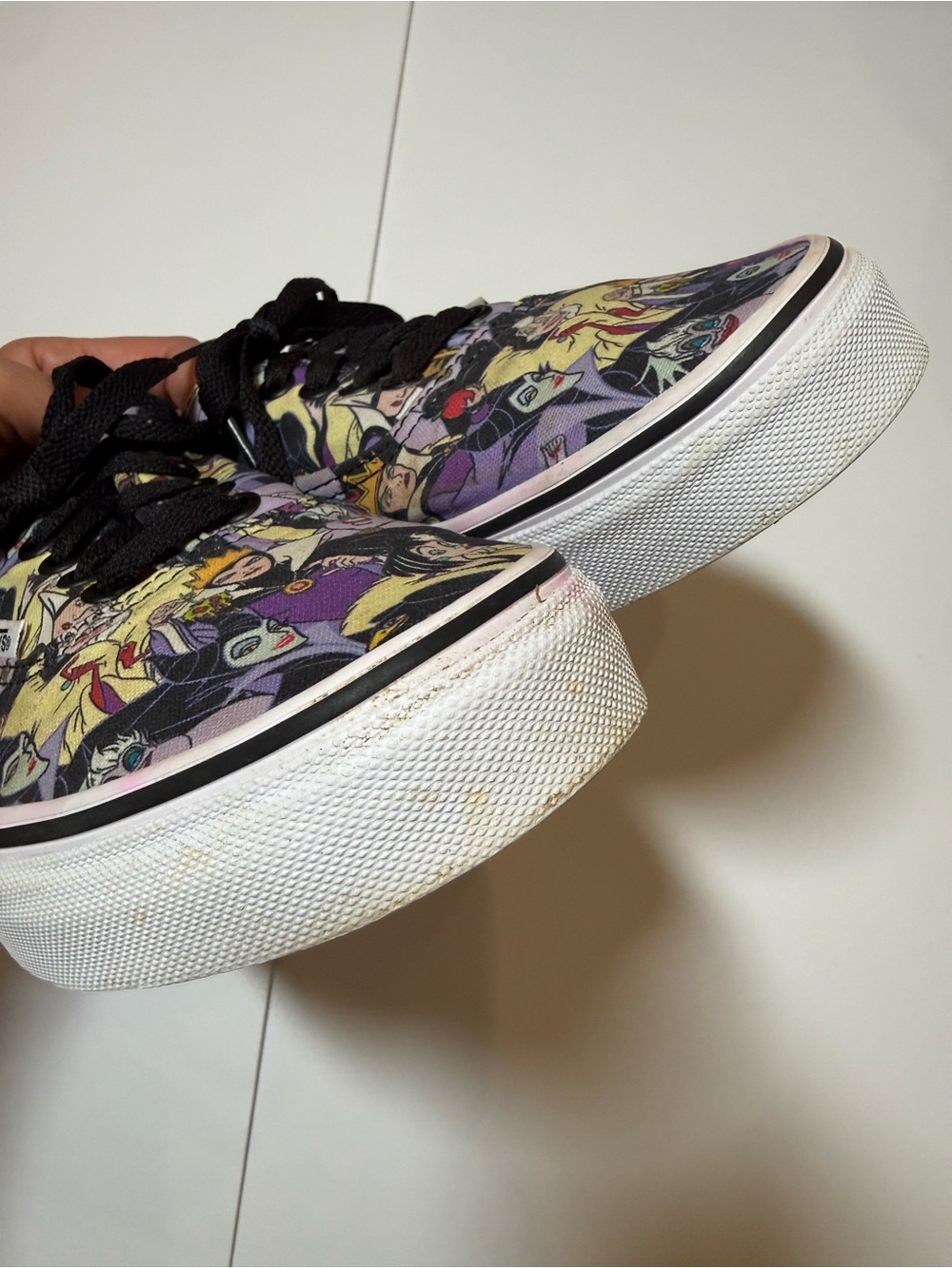 Vans x Disney Villainesses Collection Slim Low Top Sneakers Wicked Color Palette - Picture 8 of 14